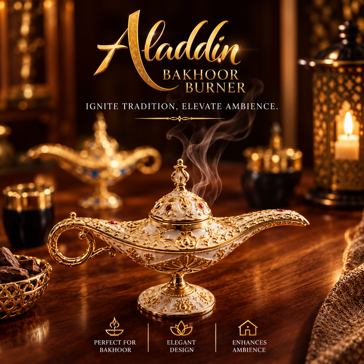 Antique Bakhoor Burner – Royal Collection