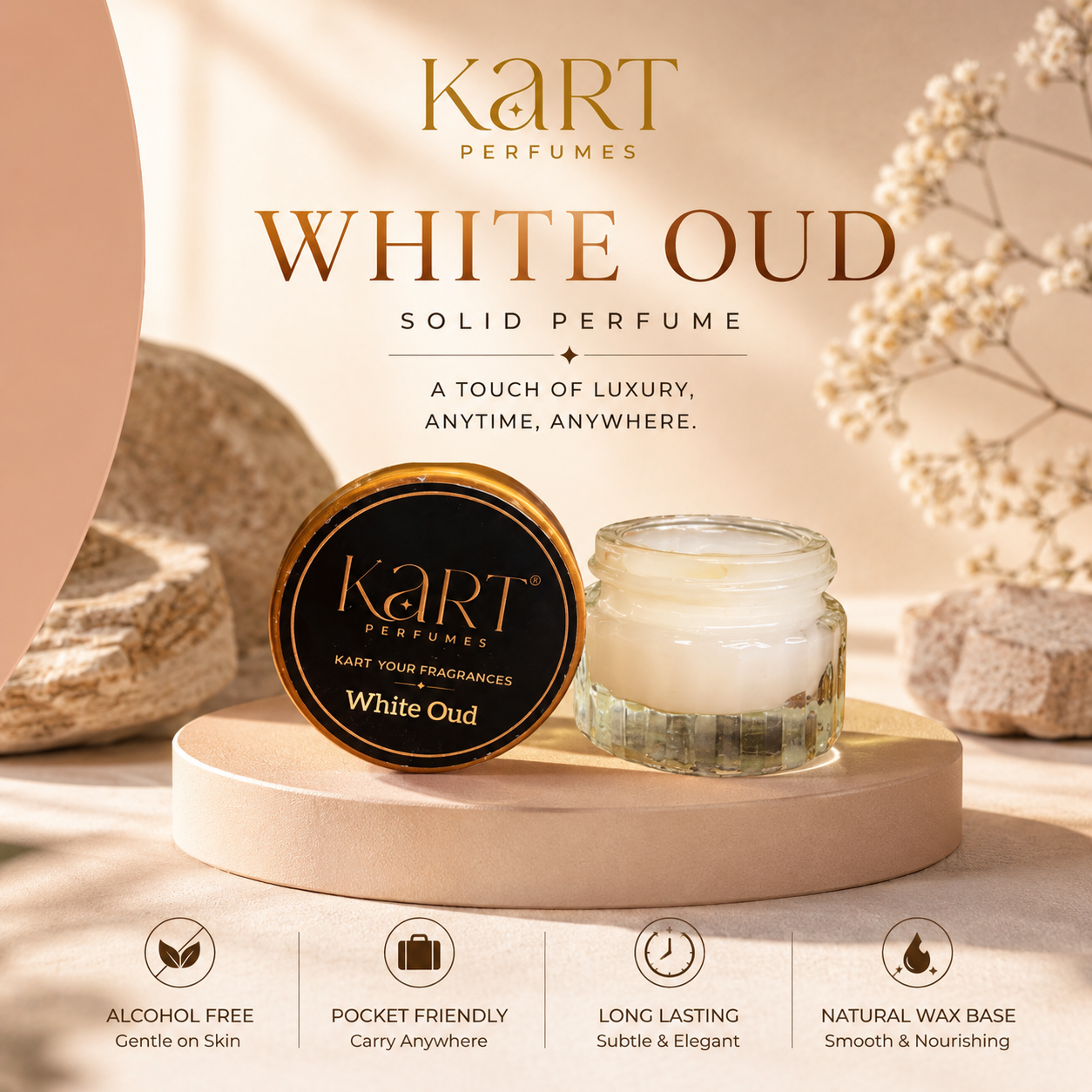 White Oud Solid Perfume
